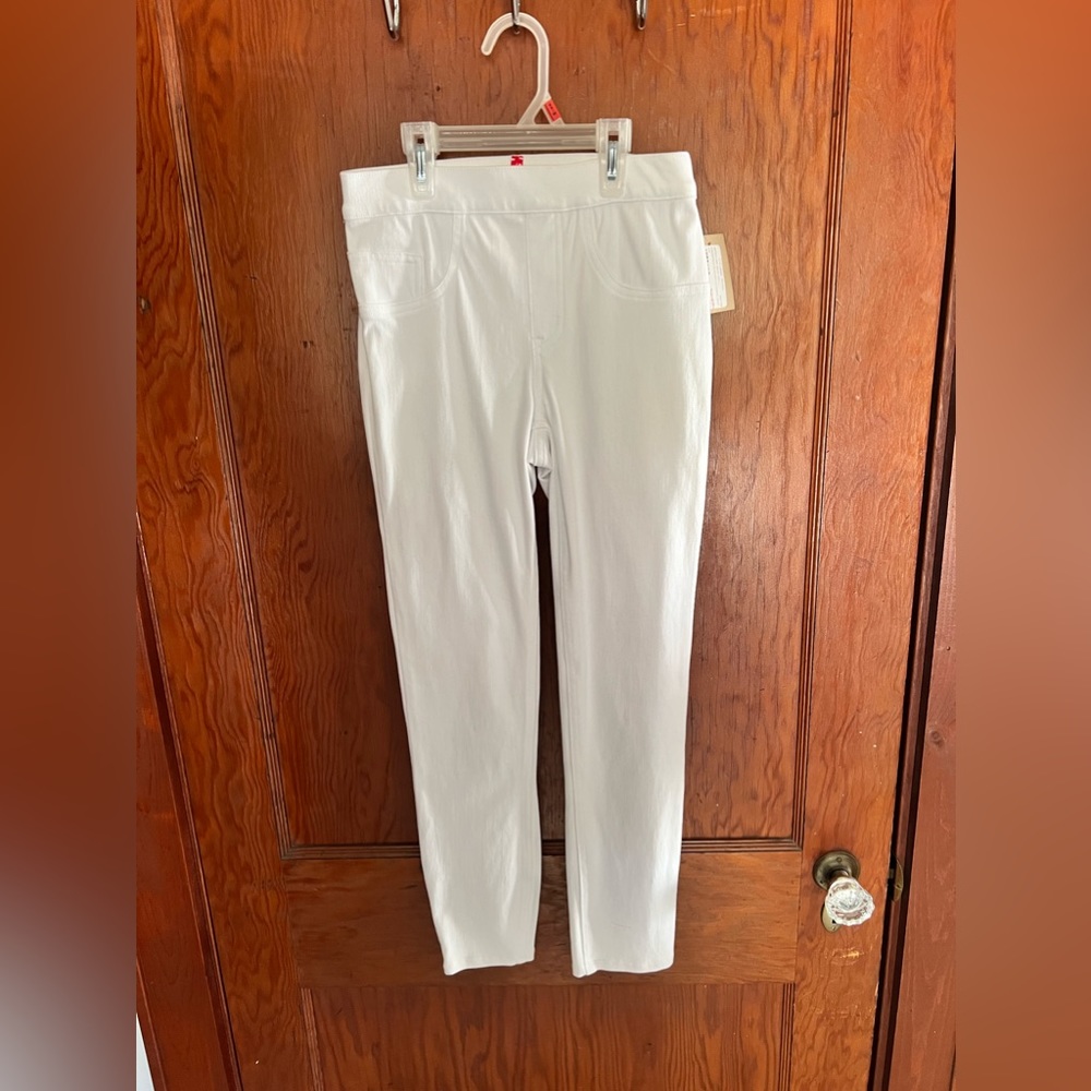 Spanx skinny jeans. Xs white
